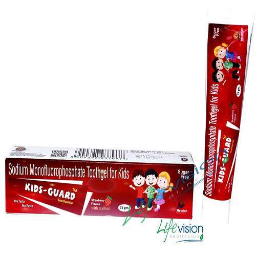 Sodium monofluorophosphate Toothgel for kids