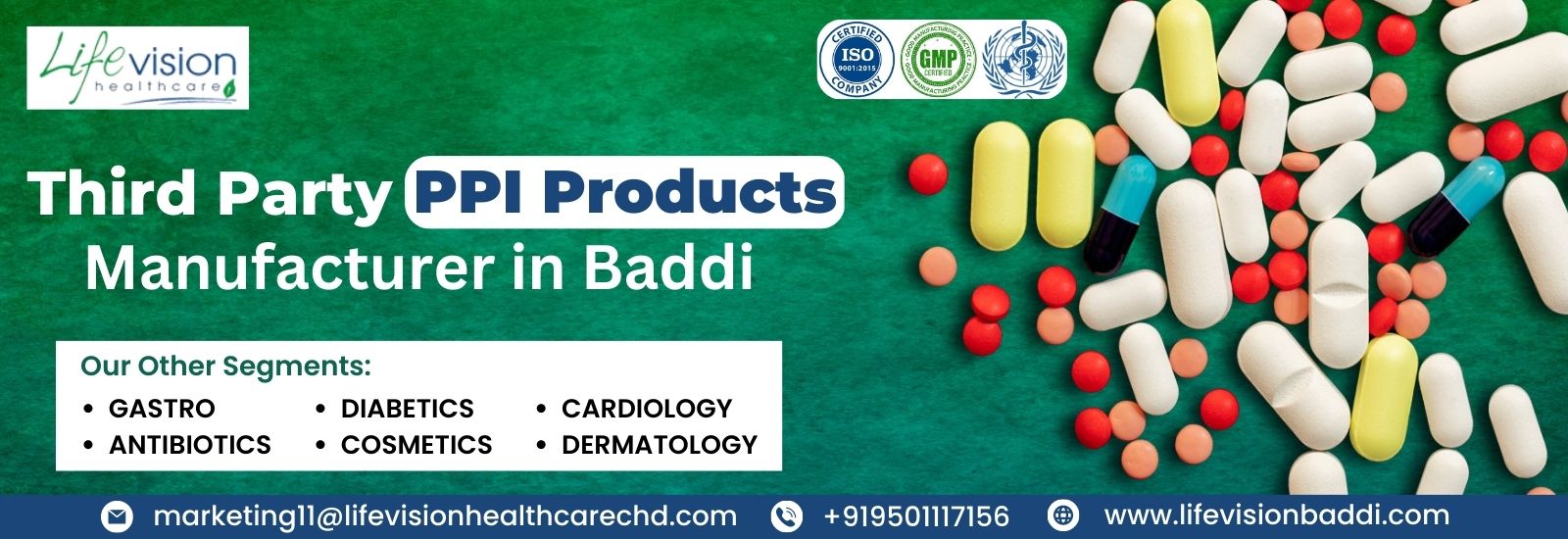Third Party PPI Products Manufacturer in Baddi