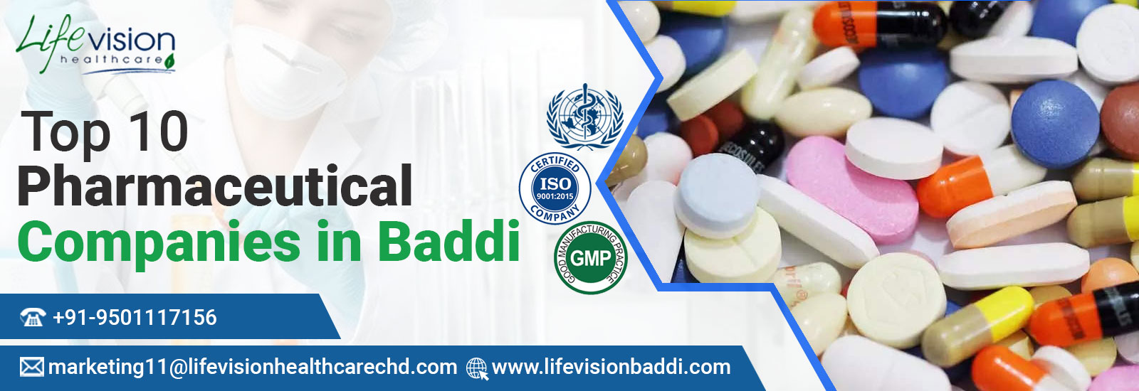 Top 10 pharma companies in Baddi