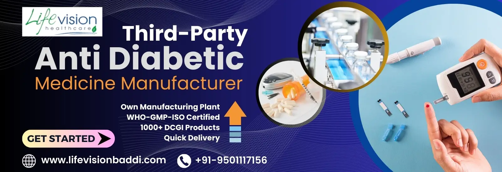anti-diabetic medicine manufacturer in Baddi