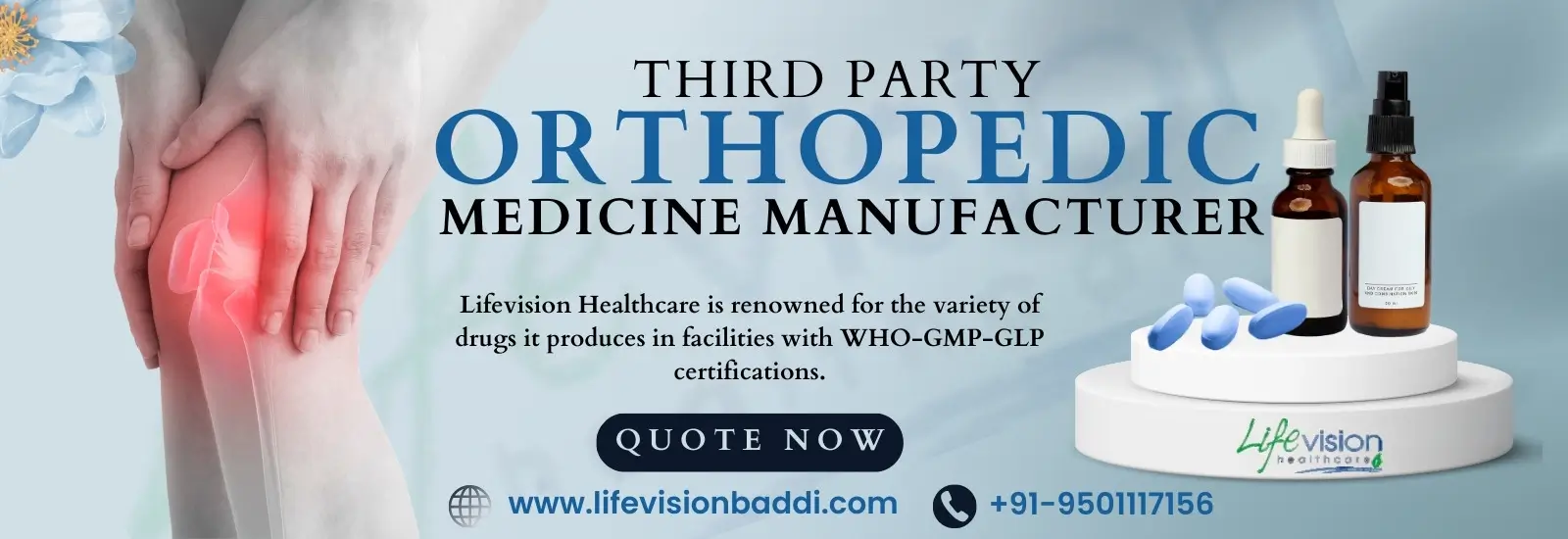 Top Orthopedic Medicine Manufacturer, Keeping Human Bones Intact | Lifevision Healthcare