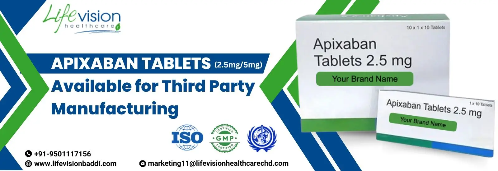 India’s Notable Apixaban Tablets Manufacturing Company | Lifevision Healthcare