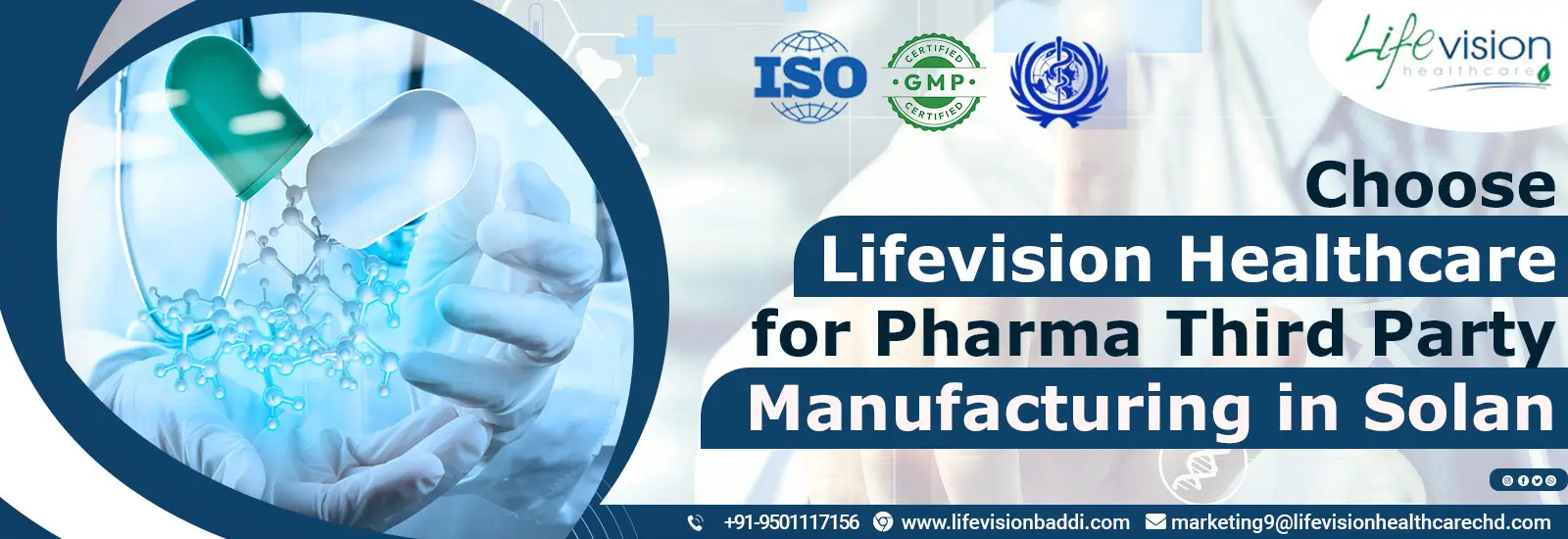 Top Third-Party Manufacturing Pharma Company in Solan | Lifevision Healthcare