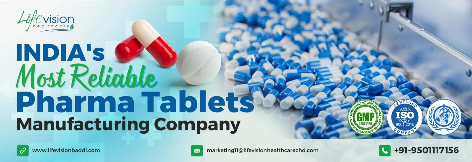 Lifevision Healthcare, Count as Top among the Premier Pharma Tablets Manufacturers in India | Lifevision Healthcare