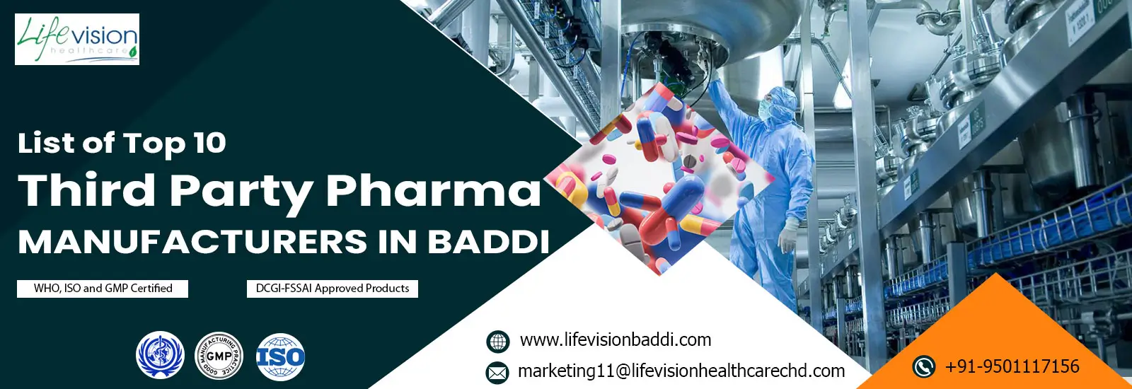 Top 10 Third Party Pharma Manufacturers in Baddi | Lifevision Healthcare