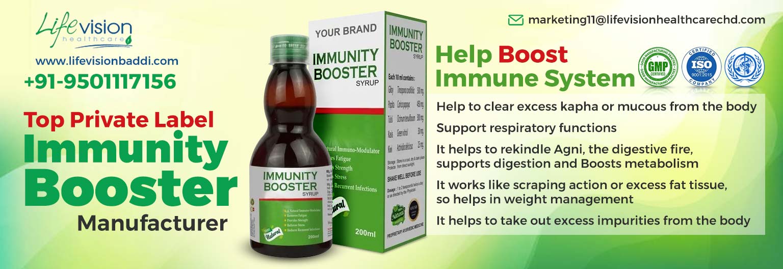 Third party Manufacturing Company for Immunity Boosters