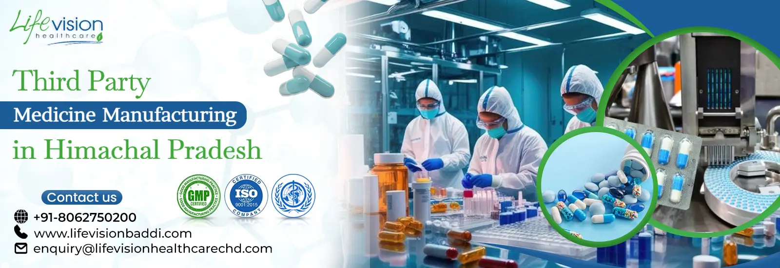 Best Opportunities for Third Party Medicine Manufacturing in Himachal Pradesh | Lifevision Healthcare